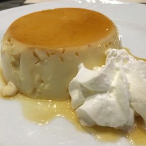 Gluten-free flan from Fogo de Chao